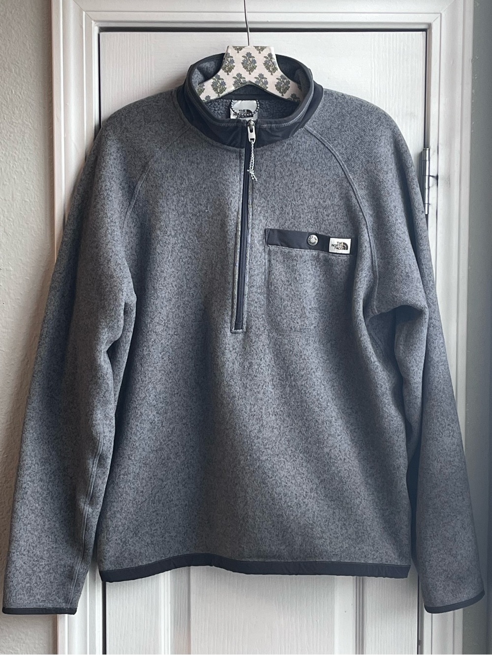 THE NORTH FACE Men's Gordon Lyons Half-Zip Fleece Pullover Sweater Size Medium